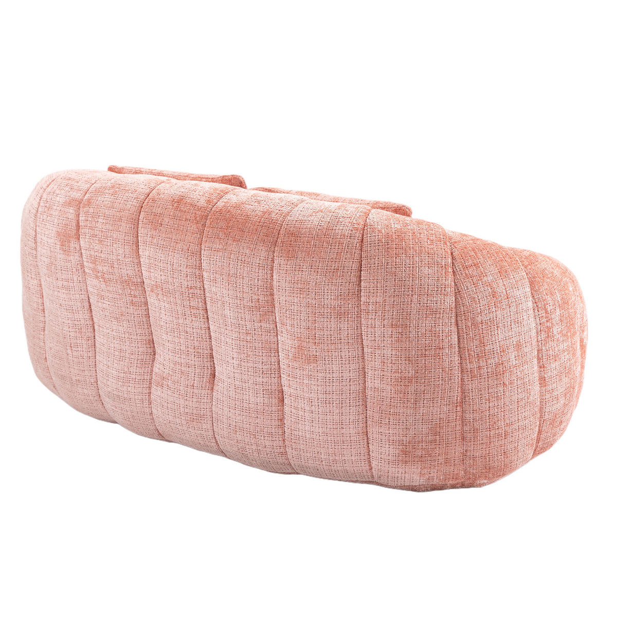 SITZSACK Chenille Pink mit Armlehnen - Rosa, Textil (145/63/95cm) - WISHDOR