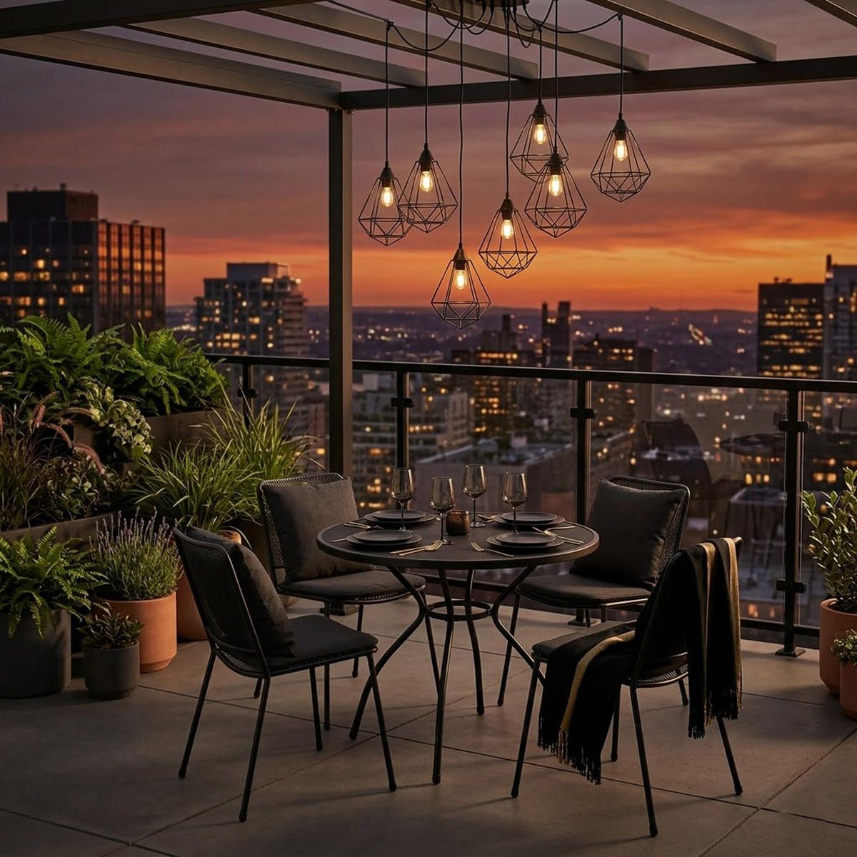 BISTROTISCH Glasgow - aus Streckmetall - 70cm rund - anthrazit - Grau, Metall (70/70/72cm) - TPFGarden
