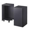 TOILETTENPAPIER-AUFBEWAHRUNG Tower schwarz 23/43/23 cm - Schwarz, Metall (23/43/23cm) - Yamazaki