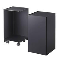 TOILETTENPAPIER-AUFBEWAHRUNG Tower schwarz 23/43/23 cm - Schwarz, Metall (23/43/23cm) - Yamazaki