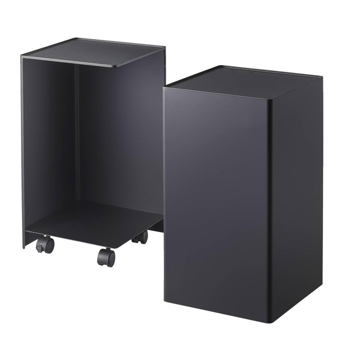 TOILETTENPAPIER-AUFBEWAHRUNG Tower schwarz 23/43/23 cm - Schwarz, Metall (23/43/23cm) - Yamazaki