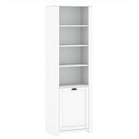 BÜCHERREGAL Mons Alaska weiß matt 63 / 40 / 199cm - Weiß, Holz/Holzwerkstoff (63/199/40cm) - Feldmann-Wohnen