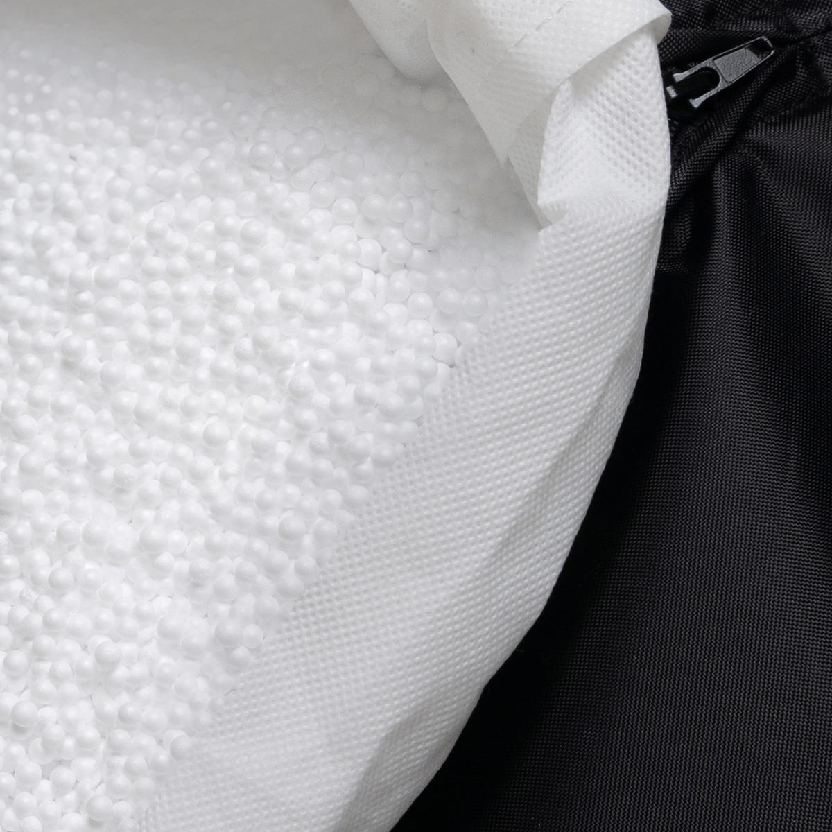 SITZSACK Borg-Sessel icon Natalia und Fußhocker-Sitzsack Amara im 2-teiligen Set, naturfarben - Creme, Kunststoff/Textil (100/100/88cm) - icon