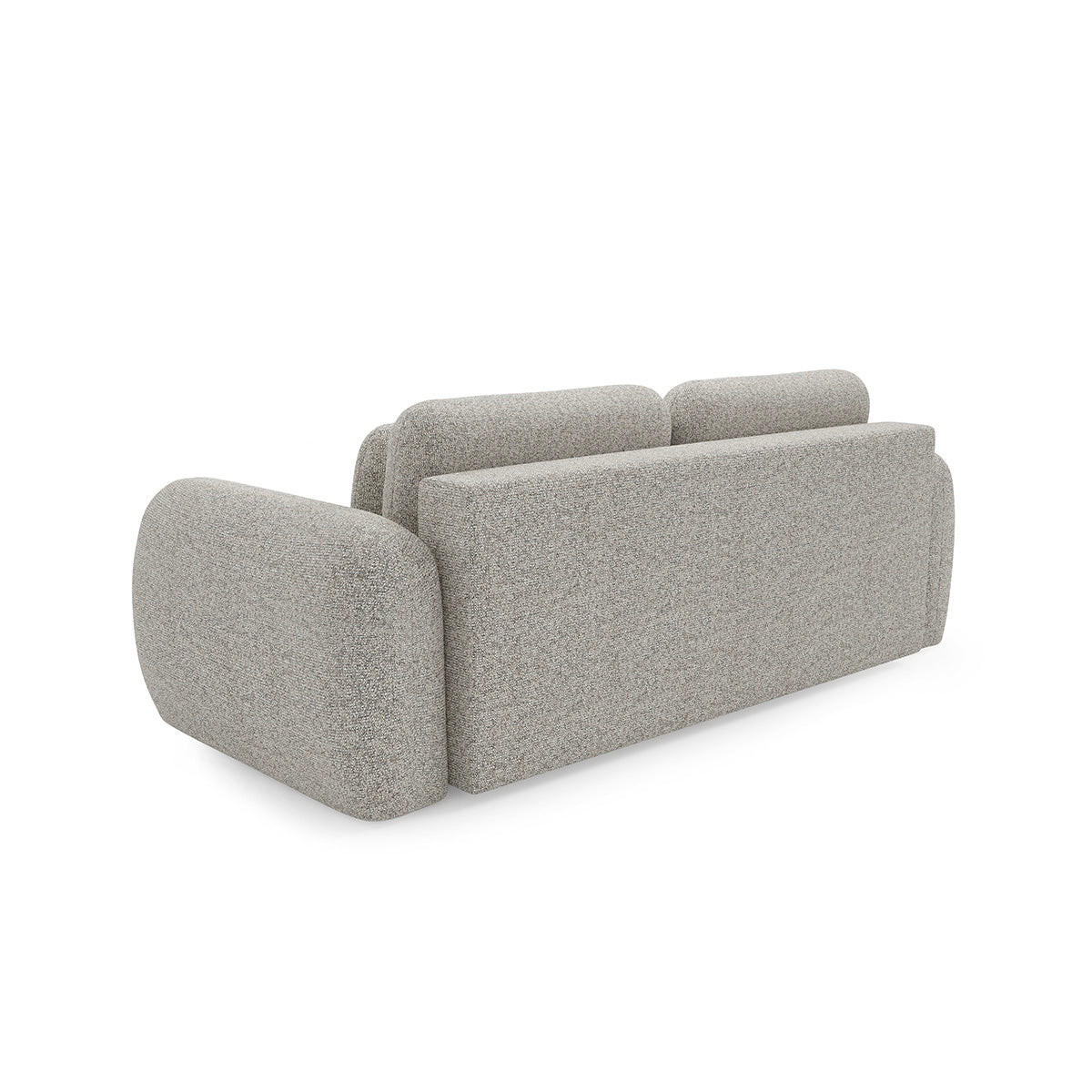 SOFA Carmela 3 Sitzplätze Hellgrau - Grau, Holz (266/95/121cm) - Petits-meubles