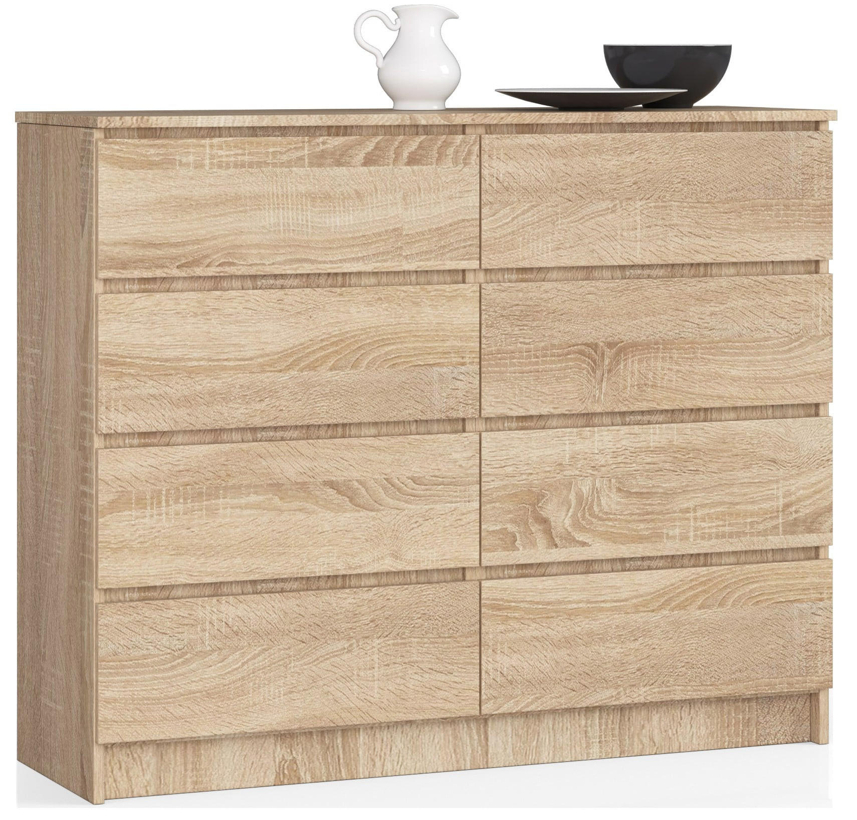 KOMMODE Eiche Sonoma 99/138/40 - Sonoma Eiche, Holzwerkstoff (138/99/40cm) - RAUMHIRSCH FURNITURE