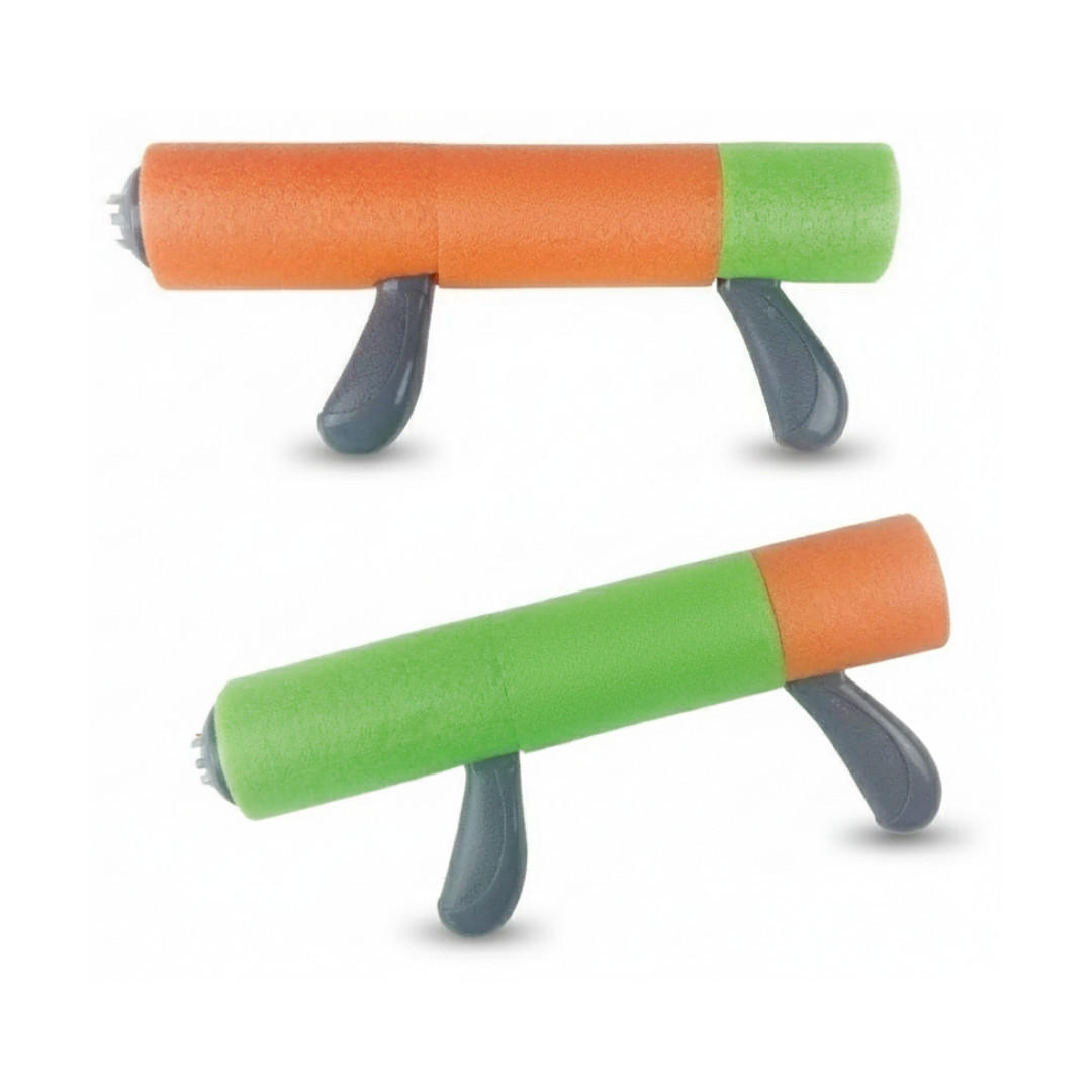 WASSERPISTOLE 4er Set 44 cm Bunt, Wasserblaster, Wasserspielzeug, Poolspielzeug, Strandspielzeug, Gartenspielzeug, Outdoor Spielzeug, Sommer Spielzeug - Schwarz/Orange, Kunststoff (50/30/10cm) - Sena