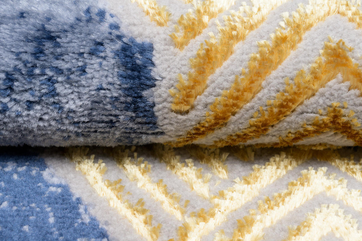 TEPPICH SHINE Dunkelblau 250/350 cm - Dunkelblau, Textil (250/350cm) - Tapiso