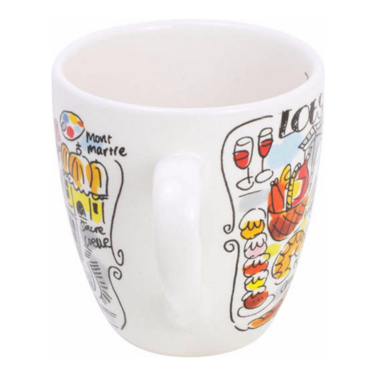 MINI-BECHER Paris in Bunt - 200 ml - Multicolor, Keramik (0.2L) - Blond Amsterdam