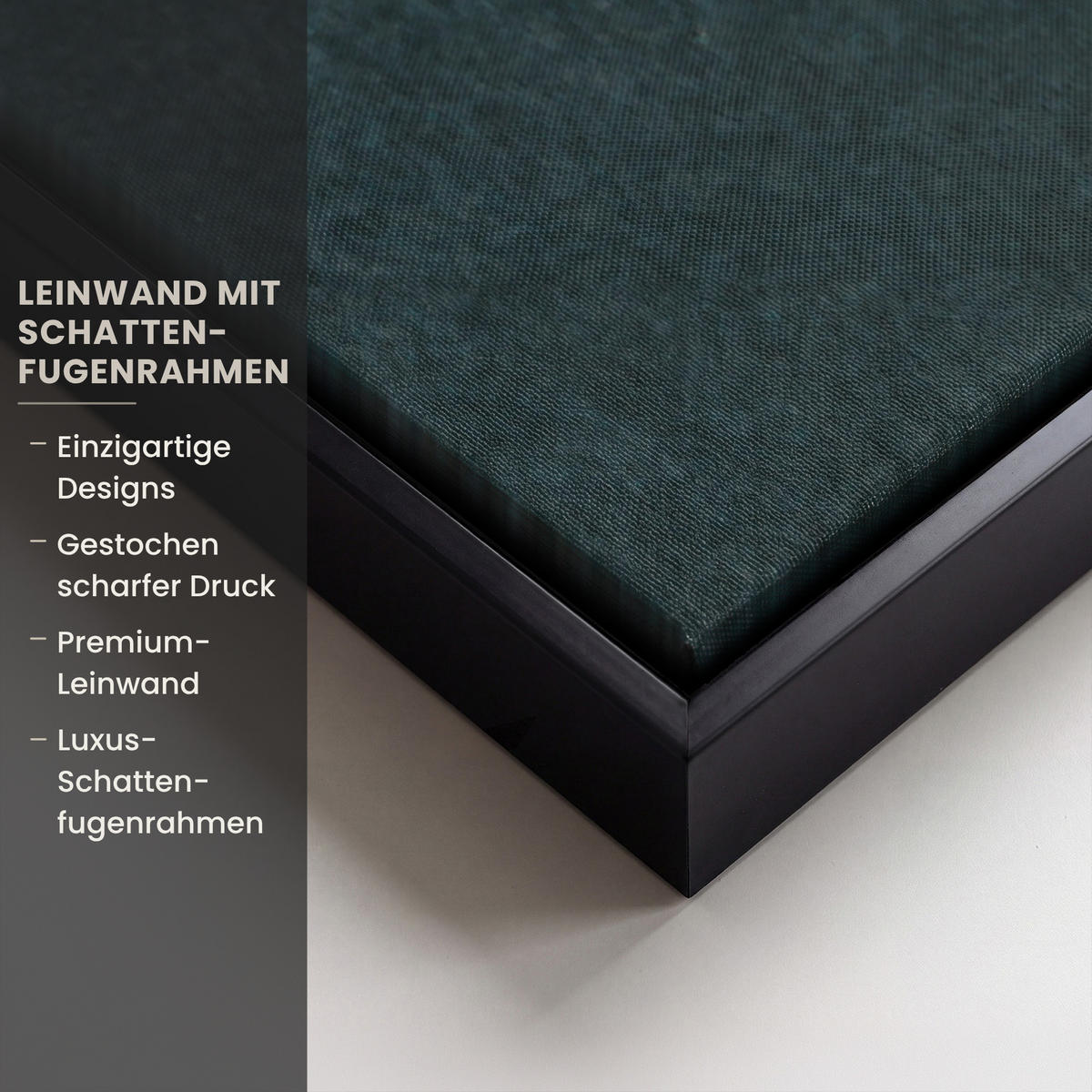 LEINWAND Bilder mit Rahmen - Kräuter - Gewürze - Löffel - 100x150 - Currygelb, Textil (100/150cm) - MuchoWow