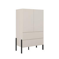 SKRIŇA 2 dvere Bérénice Kašmír - béžová, kompozitné drevo (90/150/50cm) - Petits-meubles