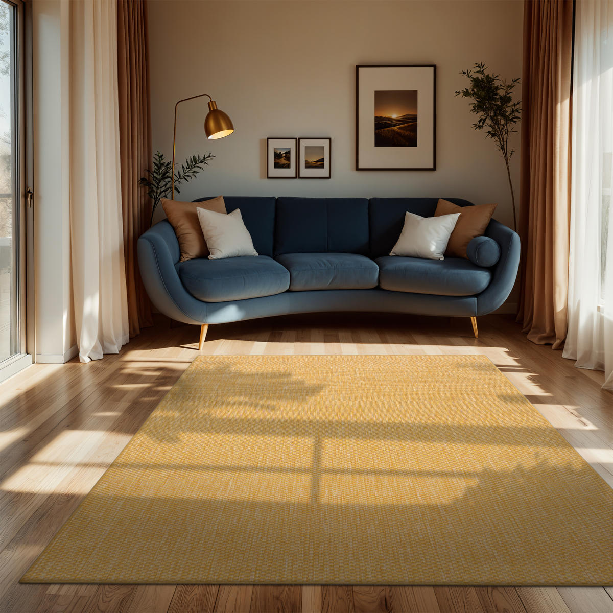 OUTDOORTEPPICH 300/400 cm Venedig 165 - Gelb, Textil (300/400cm) - Paco Home