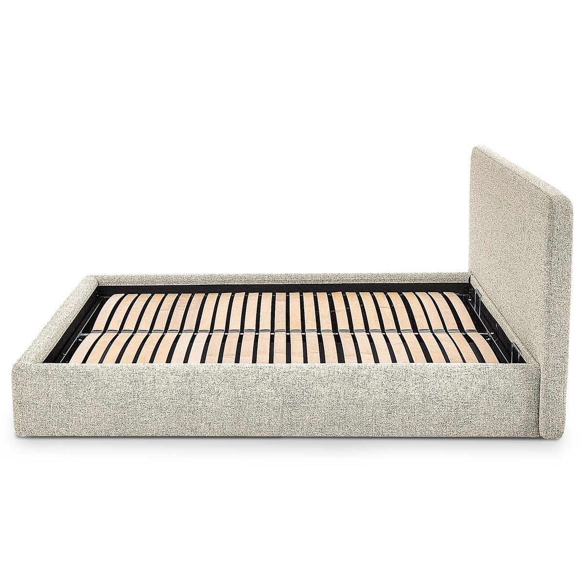 POLSTERBETT - Beige, Textil (140/200cm) - home24