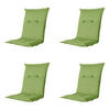 GARTENSTUHLKISSEN Rippe 105/50 cm 4er-Set - Grün, Textil (50/6/105cm) - Madison