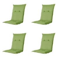 GARTENSTUHLKISSEN Rippe 105/50 cm 4er-Set - Grün, Textil (50/6/105cm) - Madison