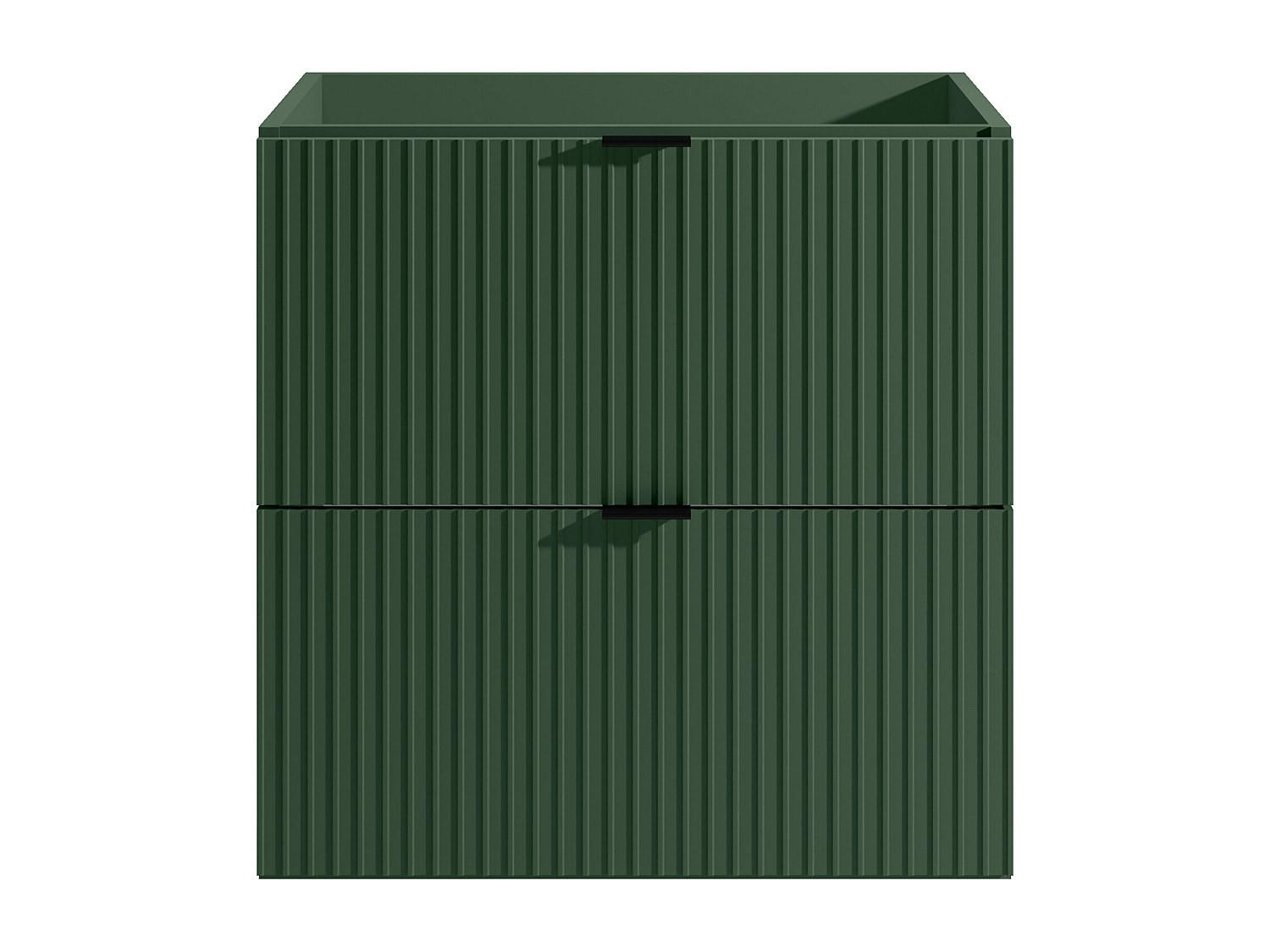 WASCHBECKENUNTERSCHRANK - 60 cm x 47 cm - Holz, Platte - Grün - ZEVINI - Grün, Holz (60/60/47cm) - Vente-Unique