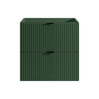 WASCHBECKENUNTERSCHRANK - 60 cm x 47 cm - Holz, Platte - Grün - ZEVINI - Grün, Holz (60/60/47cm) - Vente-Unique