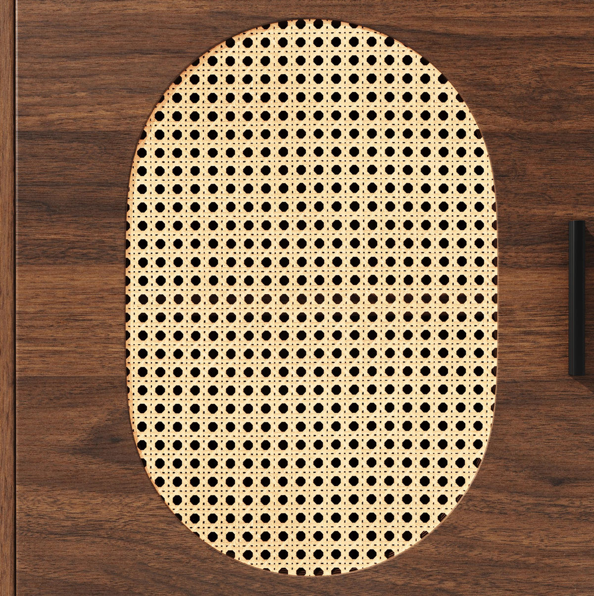 BIFE omara z LED-osvetlitvijo, MDF, rjava, 145/39/171 cm - rjava, leseni material (39/171/145cm) - OKMYHOME