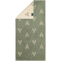 HANDTUCH ALPENCHIC EDITION ALLOVER 6229 ZIRBE - 43 - Grün, Textil (50/100cm) - Cawoe