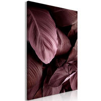 KUNSTDRUCK Schwarz 40/60 cm - Pink/Schwarz, Textil (40/60cm) - KUNSTLOFT