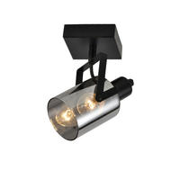 STRAHLER Minden 1-flammig 9.5/9.5/18 cm - Schwarz, Metall (9.5/9.5/18cm) - Nettlife