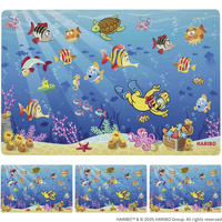 TISCHSETS Haribo Seaworld blau 45 x 30 cm - Blau, Kunststoff (45/30/0.1cm) - Ritzenhoff Breker
