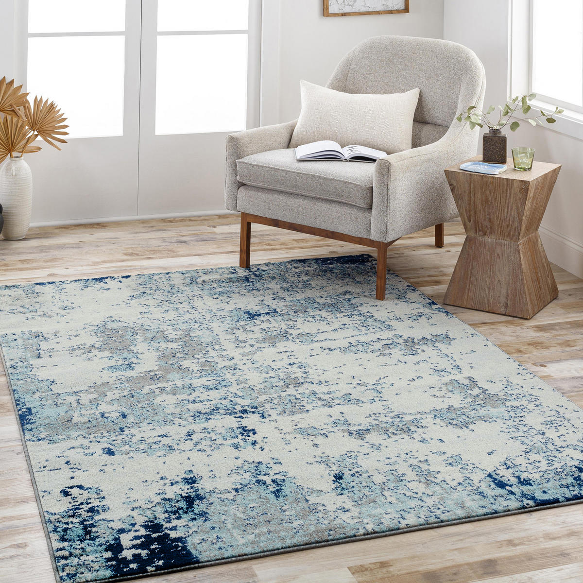 KURZFLORTEPPICH 200/275 cm Blau - Blau, Naturmaterialien/Textil (200/275cm) - LIVABLISS