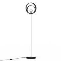 STEHLEUCHTE - Schwarz, Metall (40/40/165cm) - Lumicom