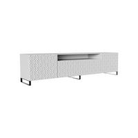 TV-SCHRANK Cali III 200 cm, dreitürig, weiß - Weiß, Kunststoff (200/53/41cm) - Margaret Hadas24