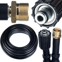SCHLAUCH M22-M22 Hochdruck - 15 m, max. 200 bar, 60 °C, Anschluss M22, Stift 14 mm - Multicolor, Kunststoff/Metall (10/10/10cm)