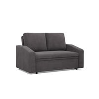 SOFA 2-SITZER MIT SCHLAFFUNKTION NEO, Cord - Dunkelgrau - Grau, Textil (148/90/87cm)