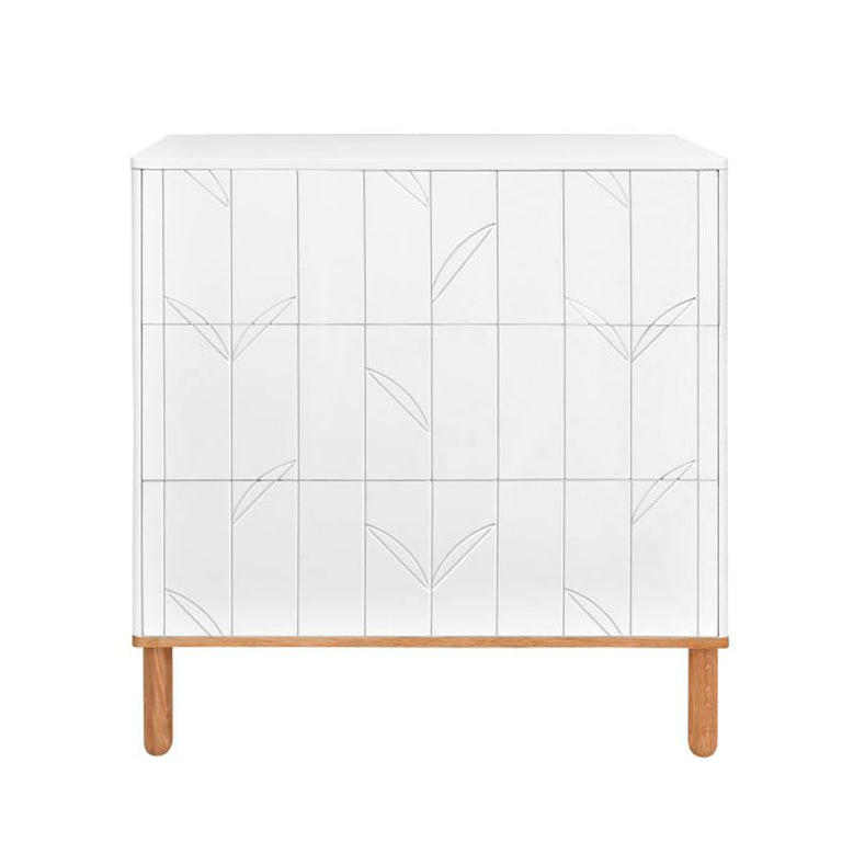 KINDERKOMMODE Weiß und Holz - Weiß, Holzwerkstoff (90/91/50cm) - Petits-meubles