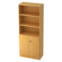 REGALSCHRANK - 5 Ordnerhöhen 42/80/200,4 cm in Buchefarben - Buchefarben, Holzwerkstoff (80/200.4/42cm) - bümö