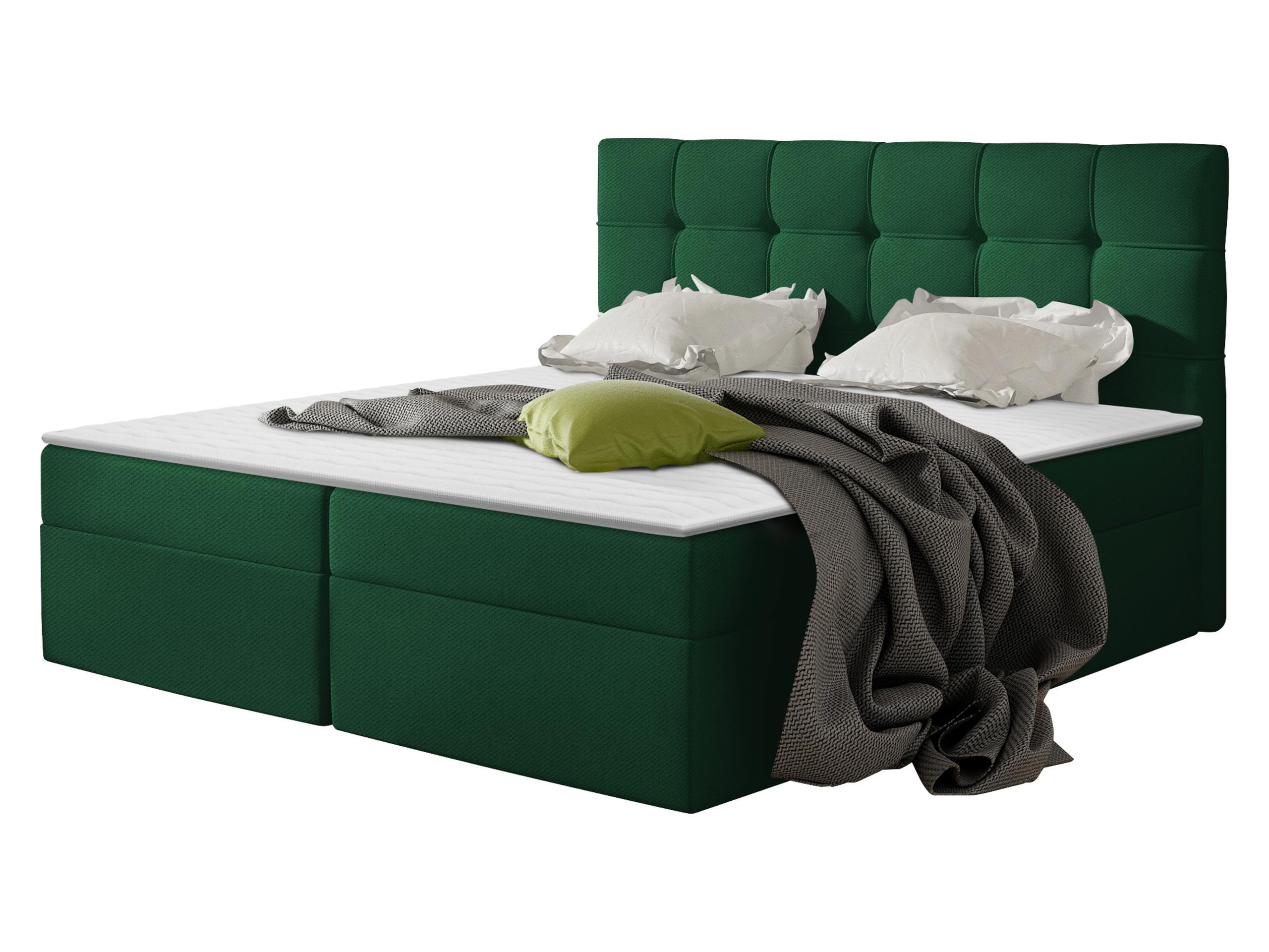 BOXBETT Nele - Grün, Holz/Holzwerkstoff (160/200cm) - MIRJAN24