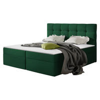 BOXBETT Nele - Grün, Holz/Holzwerkstoff (160/200cm) - MIRJAN24