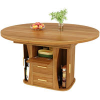 ESSTISCH ausziehbar 118-158/118/77 cm DE-39612 Walnuss - Walnussfarben, Holzwerkstoff (118/118/77cm) - ComfortXL