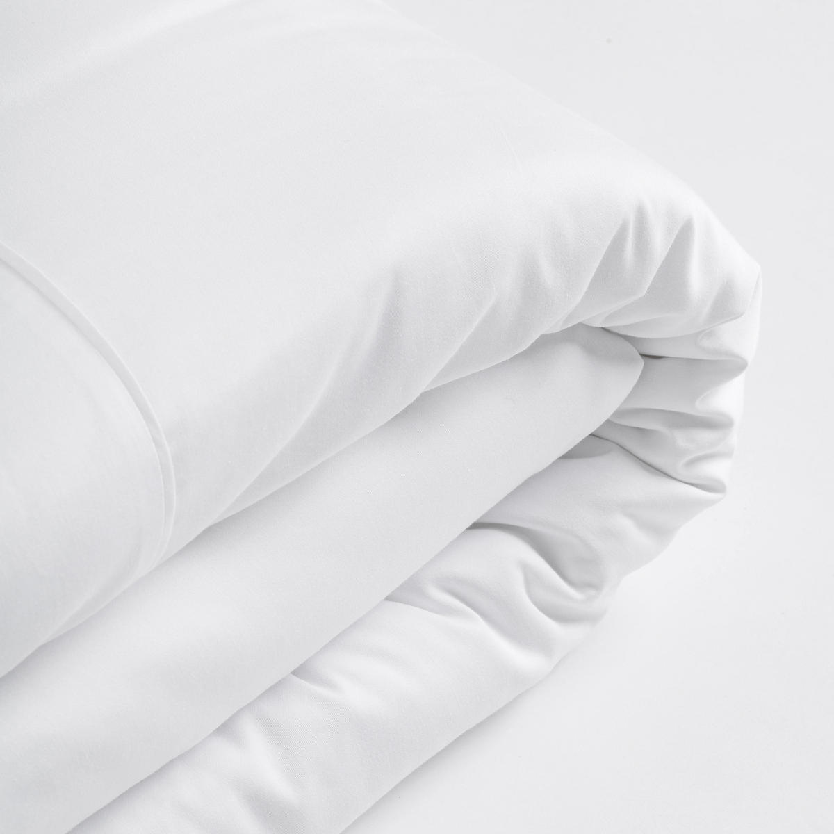 SATIN-BAUMWOLL-BETTWÄSCHE Satinette - Weiß, Textil (140/200cm) - home&you