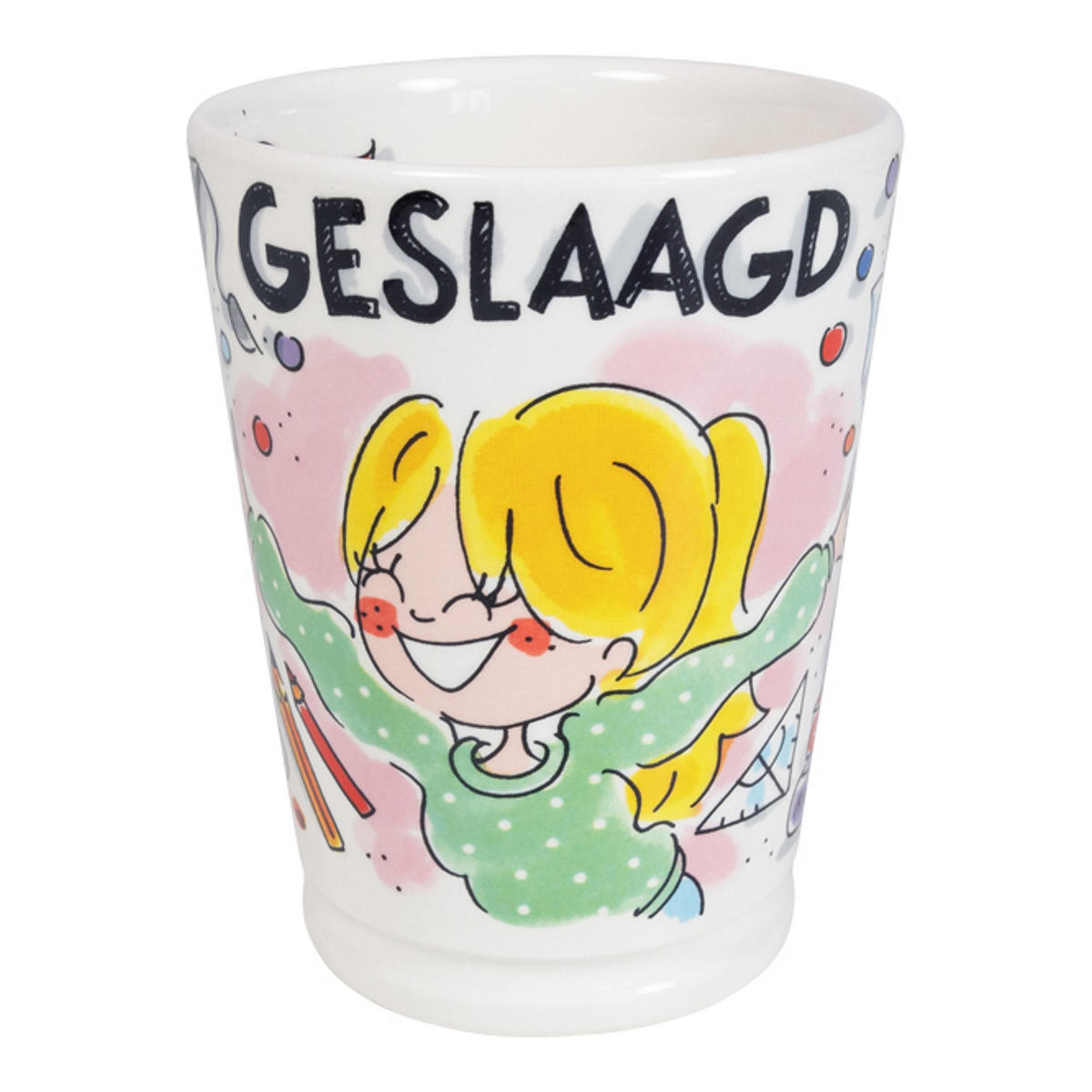 MAZAGRAN-BECHER Bestanden in Bunt - 500 ml - Multicolor, Keramik (0.5L) - Blond Amsterdam