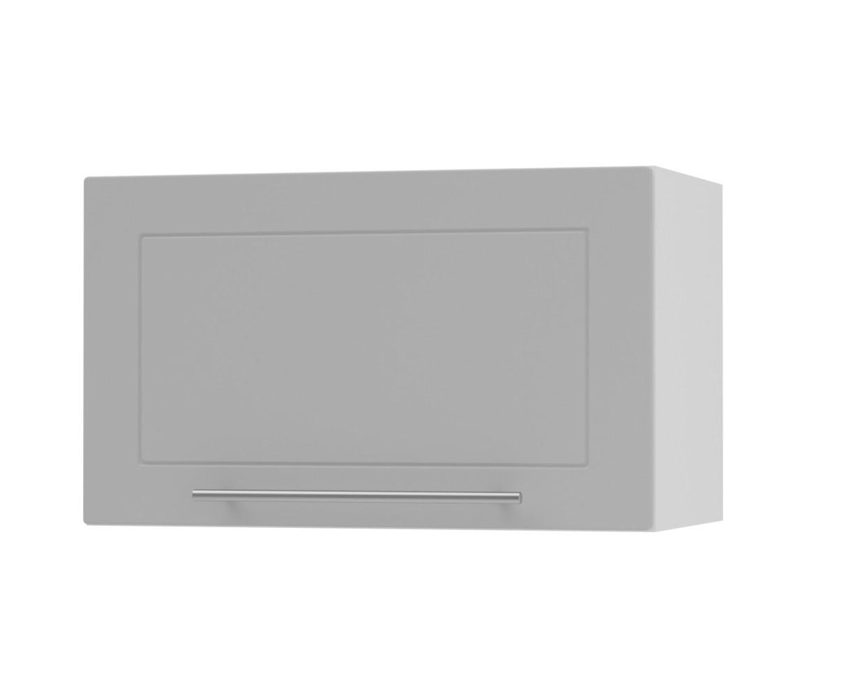 KLAPPHÄNGESCHRANK Kvantum W4B/60-AV Dust Grey Matt / Weiß Matt 60 / 32,5 / 36cm - Weiß/Grau, Holz/Holzwerkstoff (60/36/32.5cm) - Feldmann-Wohnen
