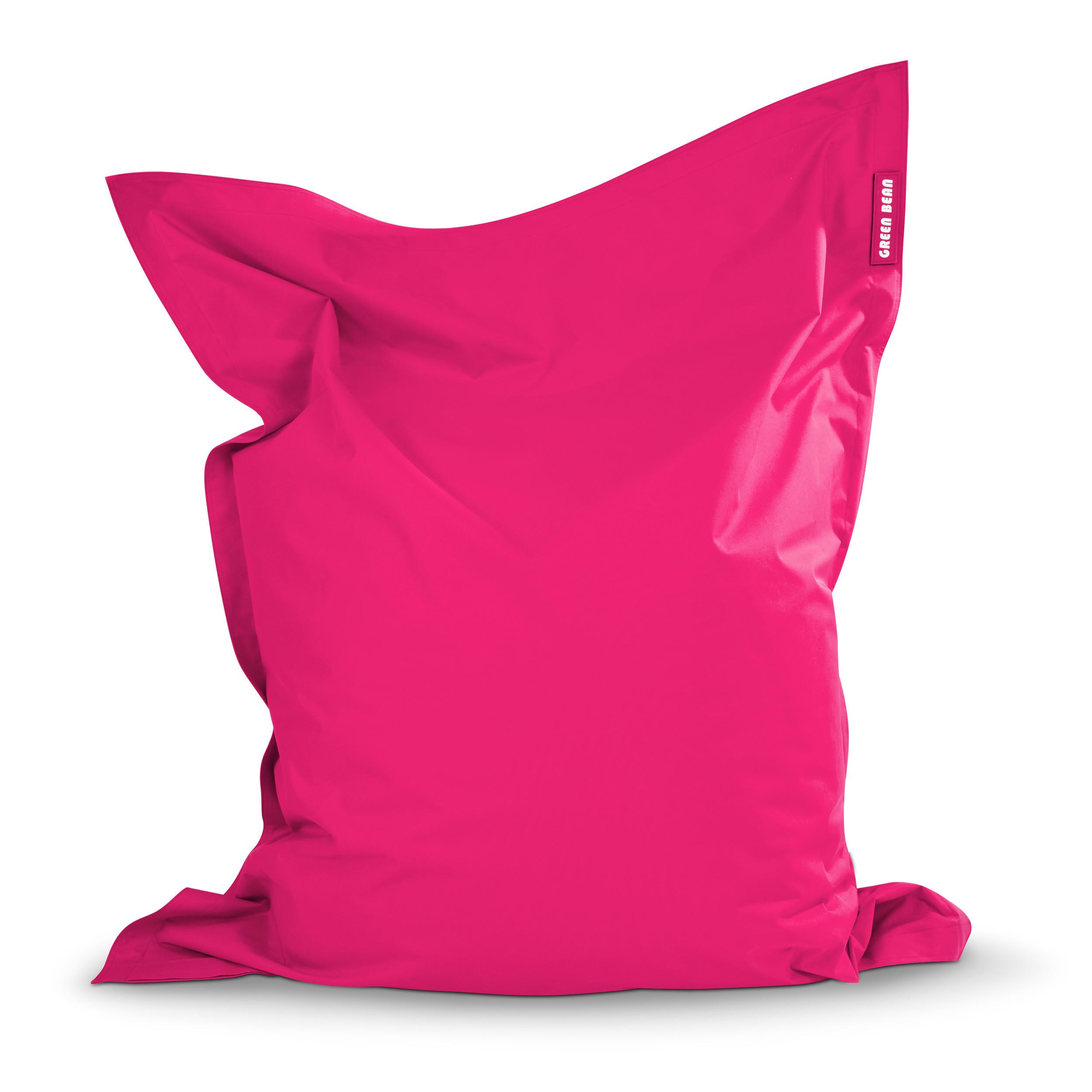 RIESEN-SITZSACK "Square" 140x180cm 380 L - Pink, Textil (140/25/180cm) - Green Bean