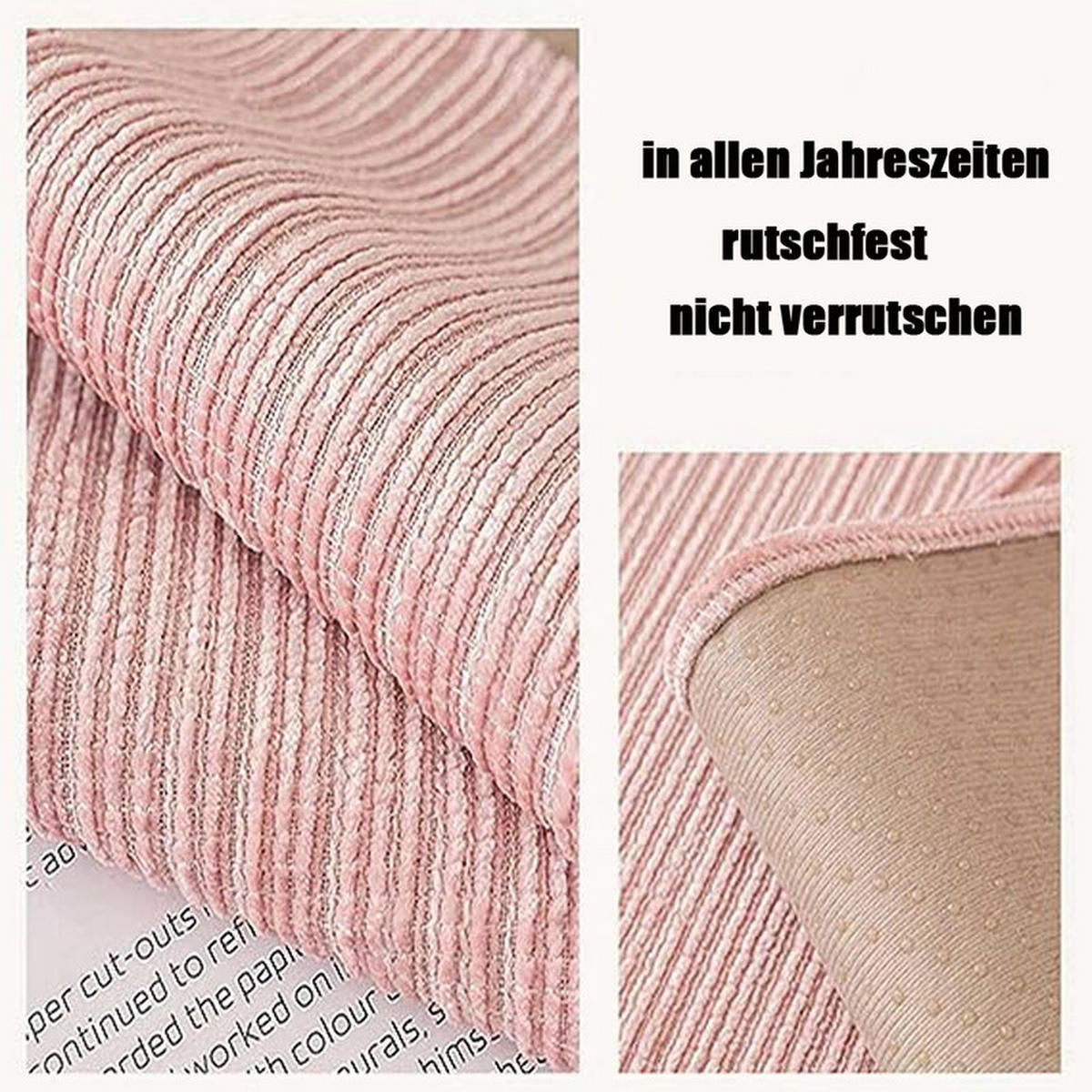 SOFAÜBERWURF Rosa 1 Stück - Pink, Textil (70/210cm) - OBOSOE