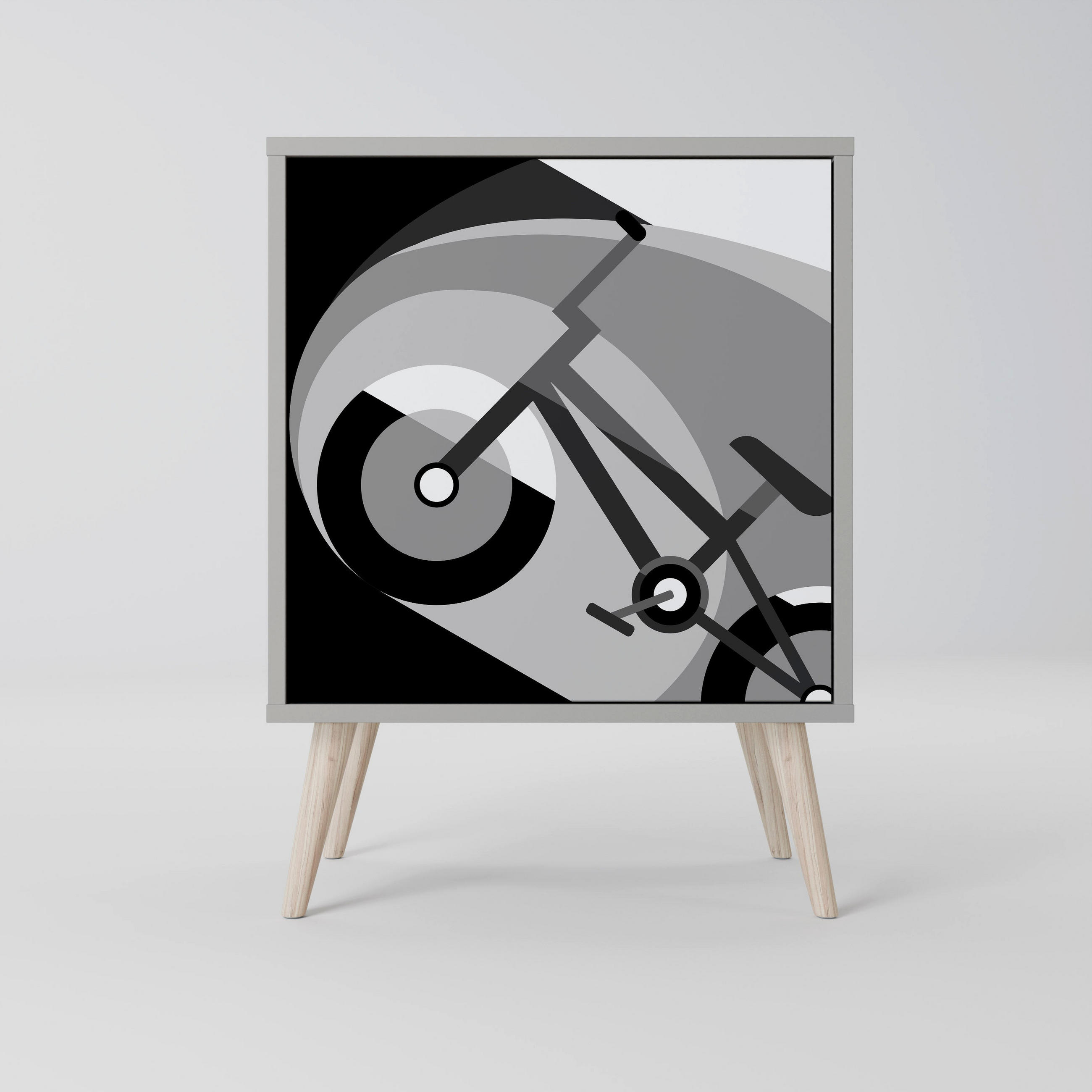 SpaceRebels Sideboard Grau 57.5x77.5x42 cm