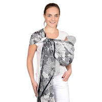 BABYTRAGETUCH Ring-Sling - Hellgrau, Textil (70/0.1/200cm) - Hoppediz