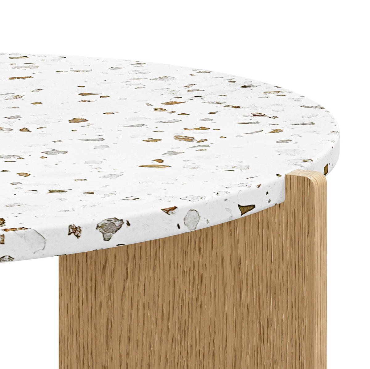 COUCHTISCH 70/70/35 cm aus MDF in Natur mit Nesting-Design - Weiß, Holzwerkstoff (70/70/35cm) - OKMYHOME