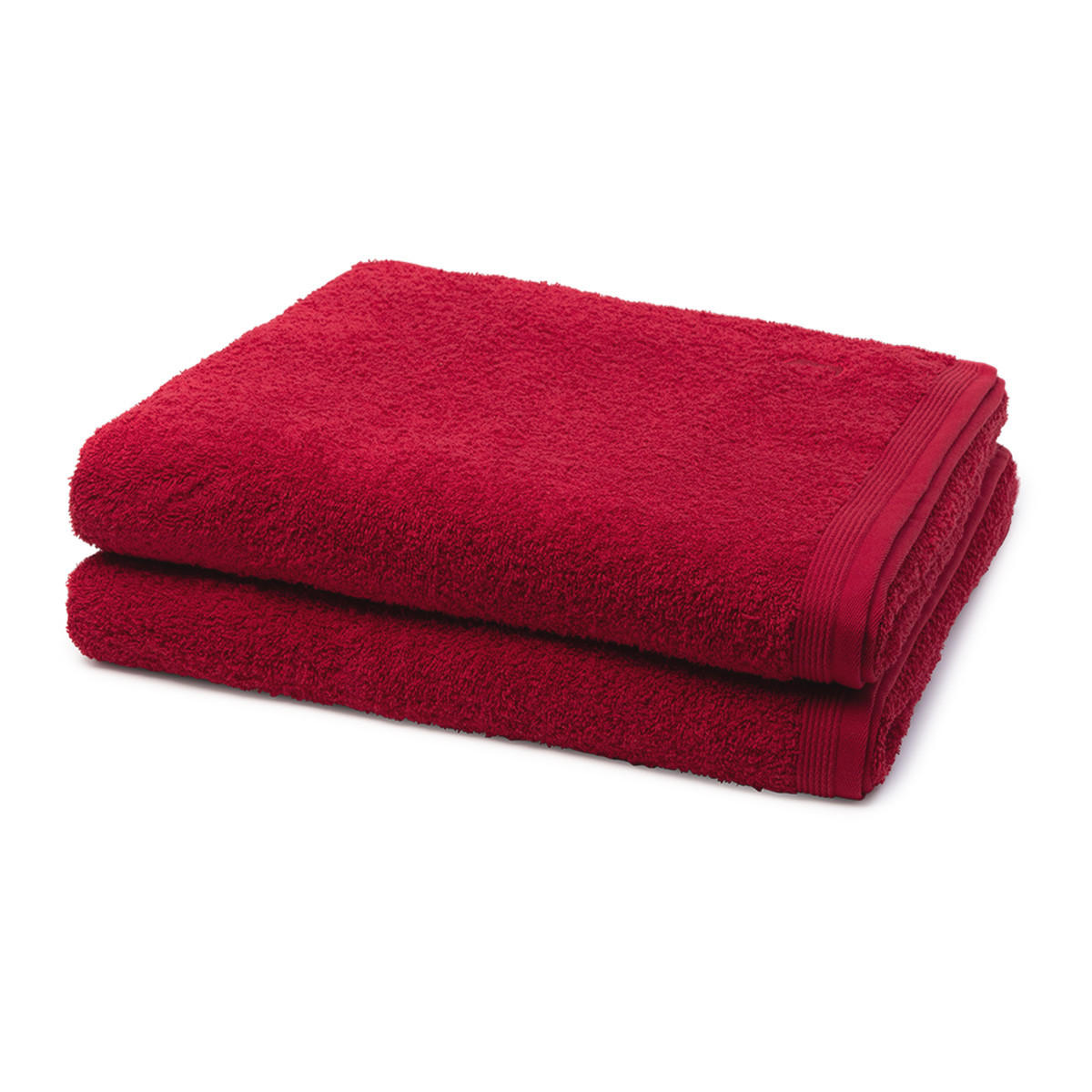 DUSCHTUCH Superwuschel 2er-Set - Rot, Textil (80/150cm) - MÖVE