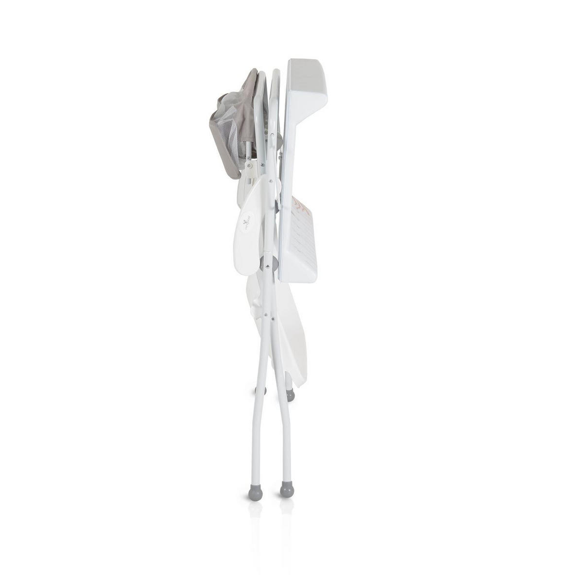 BABYWANNE Wickeltisch Como 2 in 1 grau faltbar, Wickelauflage, Zubehörfach - Grau, Kunststoff (85/72cm) - Cangaroo