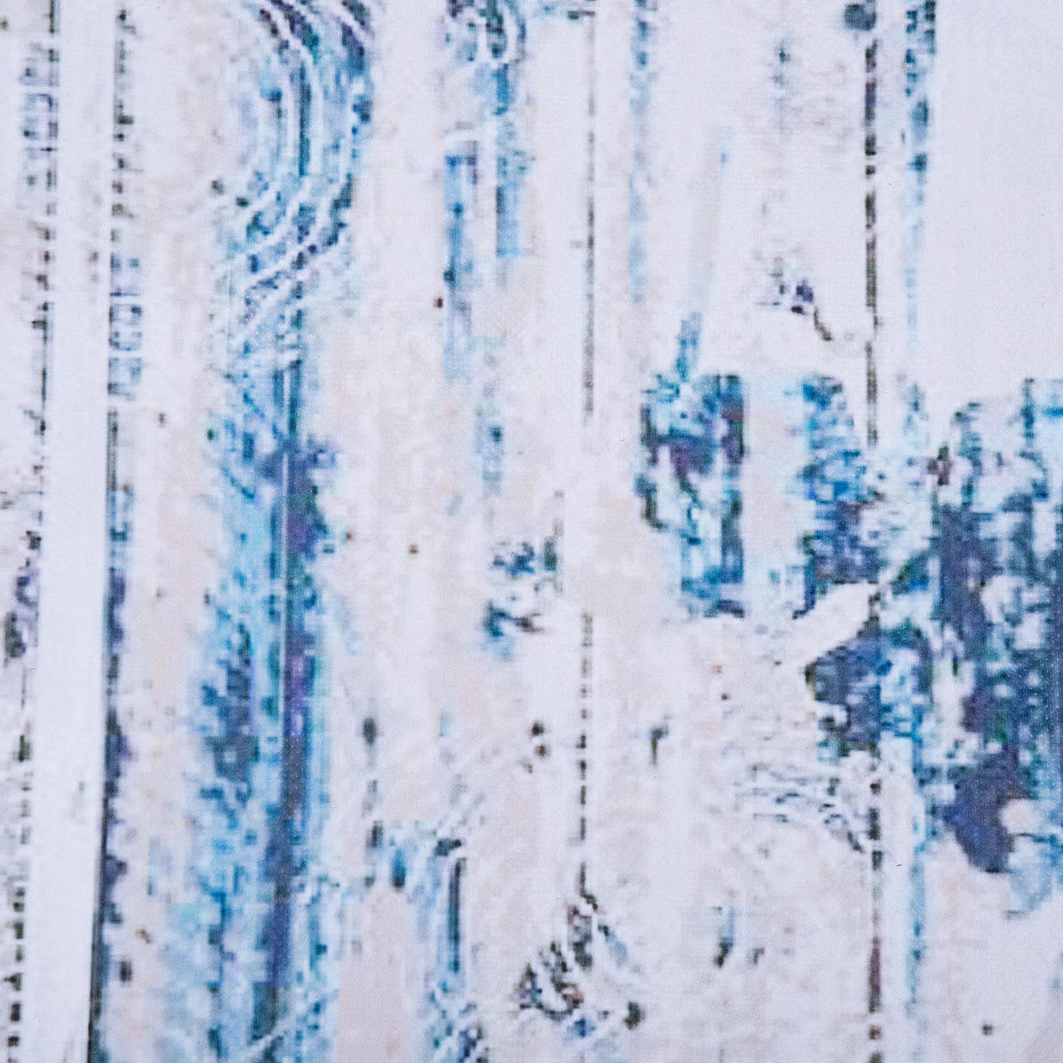 KURZFLOR-TEPPICH Burdur 230/160 cm - Blau, Kunststoff (160/230cm) - Beliani