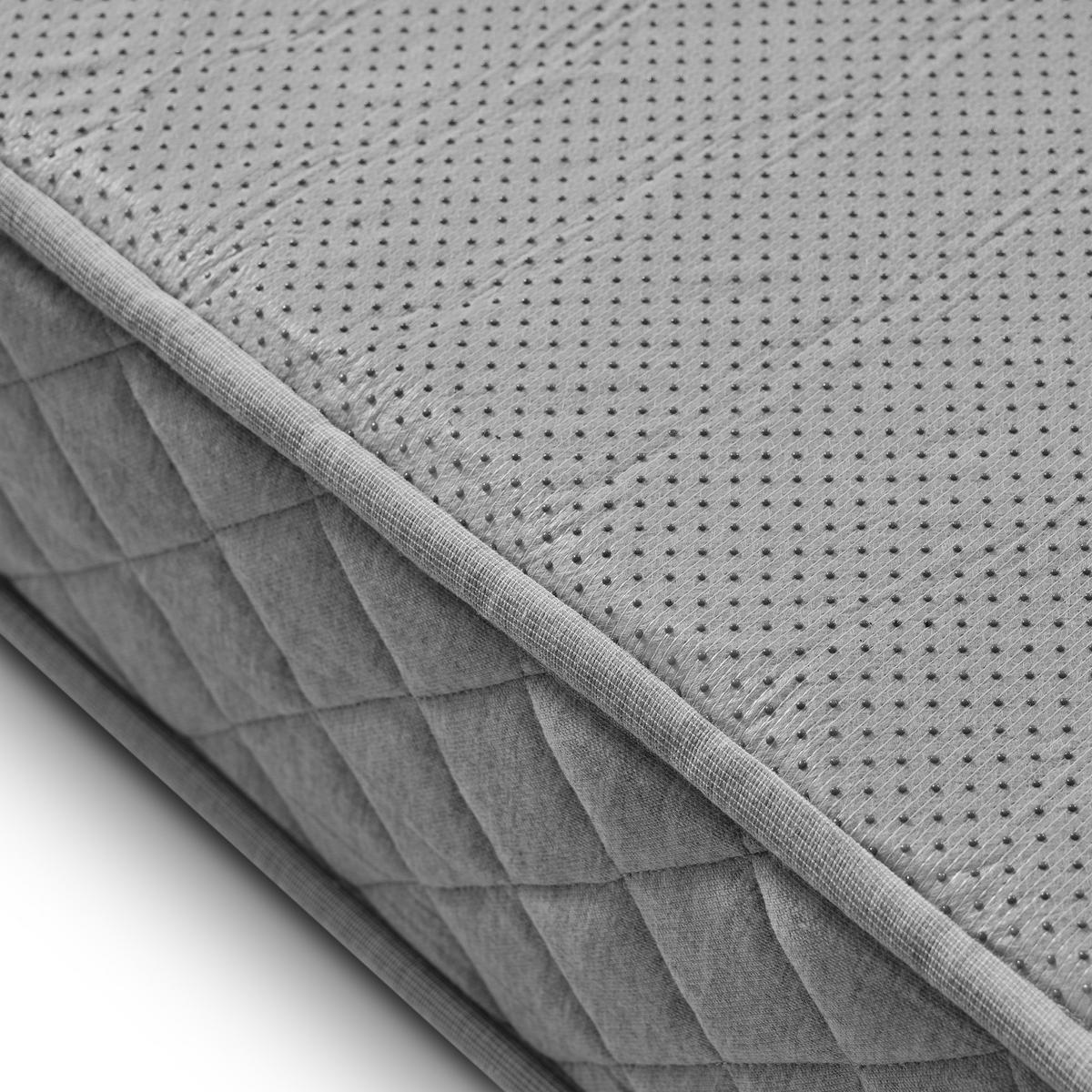 POLSTERBETT 90/200 cm in Beige mit Bettkasten, USB und Type-C Leinen Design - Beige, Holzwerkstoff/Textil (90/200cm) - STILVORA