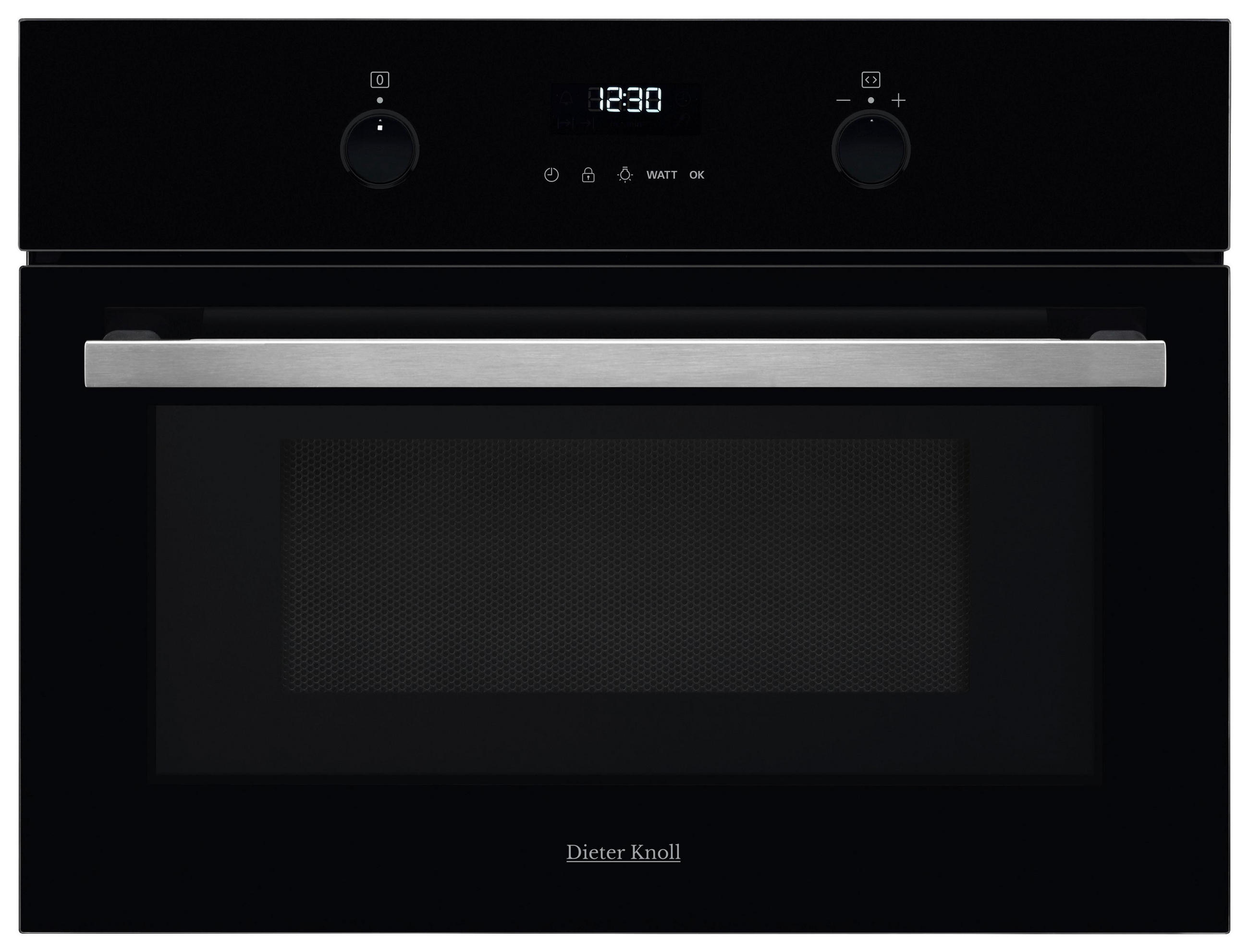 EINBAUMIKROWELLE DKK57304 BK - Schwarz, Metall (59.9/45.5/56.7cm) - Dieter Knoll