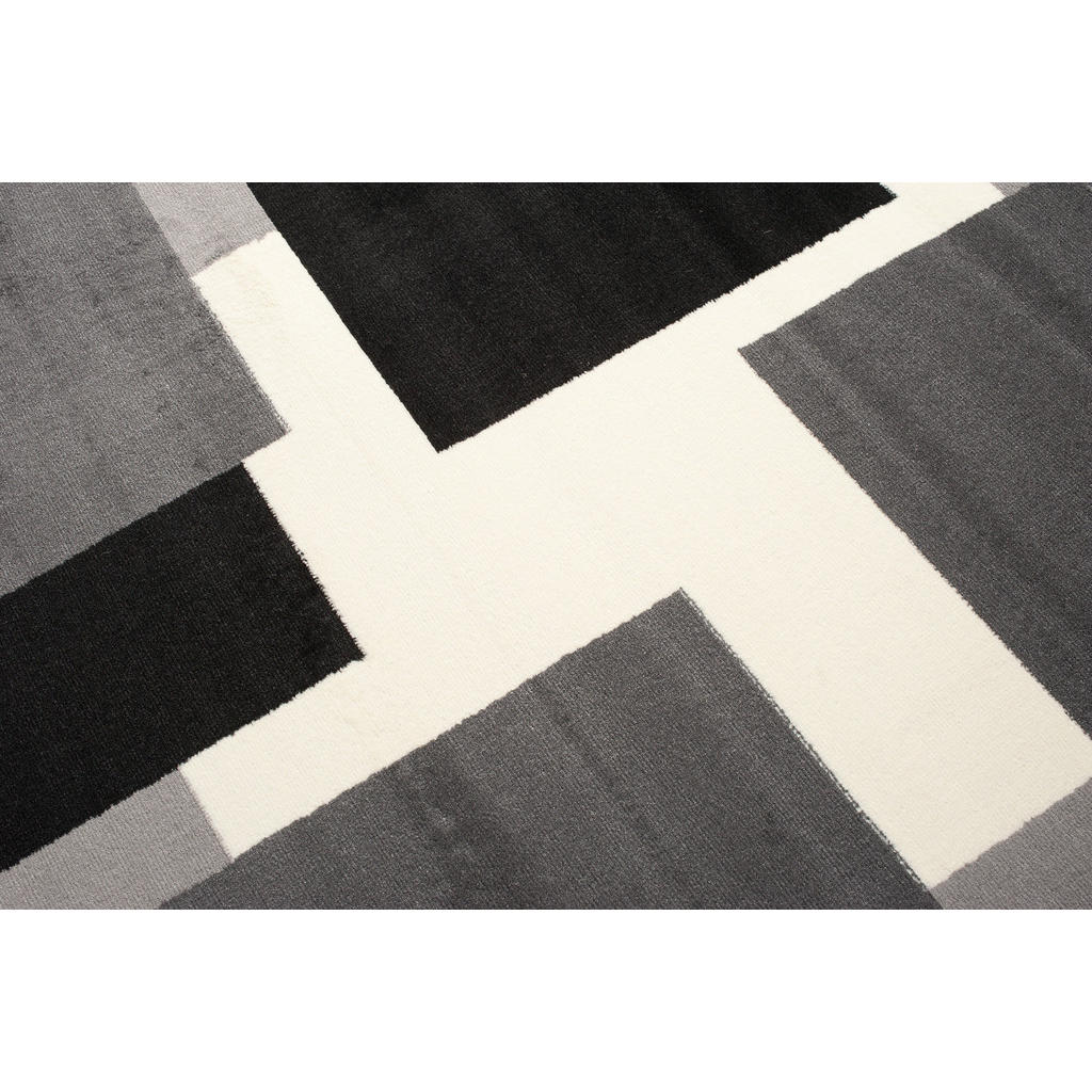 Thumbnail - Tapiso Teppich, Dunkelgrau, Textil, 80x150 cm, in verschiedenen Größen erhältlich, pflegeleicht, Teppiche & Böden, Teppi...
