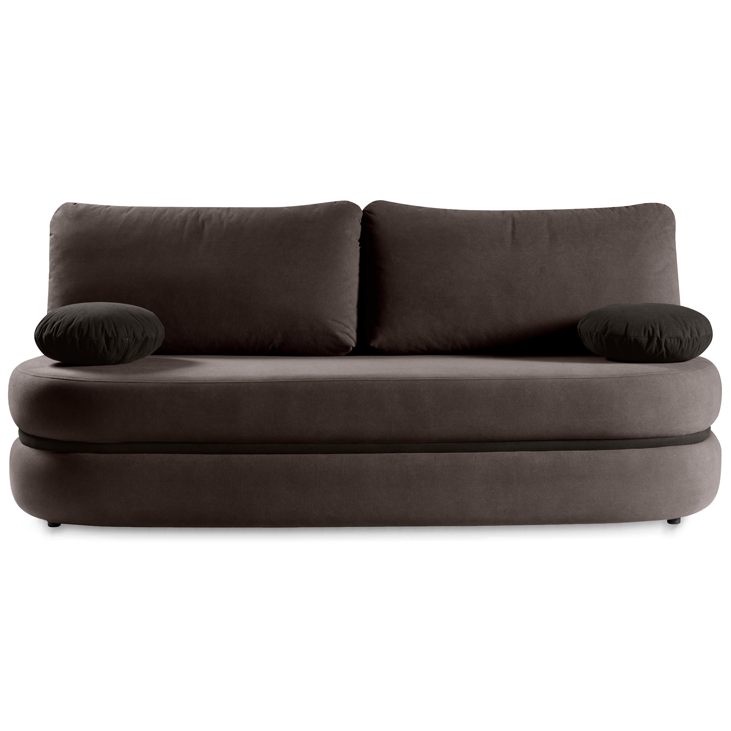 SCHLAFSOFA Valio 3-Sitzer mit Schlaffunktion, Braun - Braun, Textil (211/93/103cm) - Beautysofa